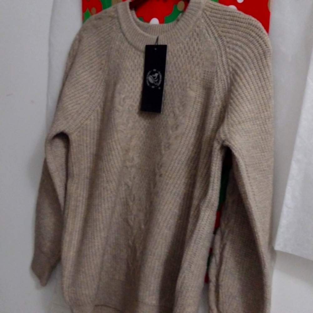 CASHMERE Camel Cognac Tone Softest Cashmere Wool NWT 🎁🛍️